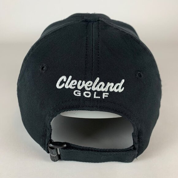 Cleveland Golf Mens Black Strapback Adjustable Hat - Picture 4 of 6